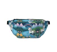 Running Unicorns - Riñonera versátil para correr, ligera, transpirable y ajustable para viajes, ciclismo y uso diario