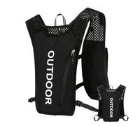 Running Vest, 5L Hydration Backpack, Lightweight Water Pack with Reflective Strips 36x21x8cm/, Breathable Outdoor Gear for Running, Hiking, Camping, Green, Orange, Black, Gray