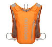 Running Vest, 5L Hydration Backpack, Lightweight Water Pack with Reflective Strips 36x21x8cm/, Breathable Outdoor Gear for Running, Hiking, Camping, Green, Orange, Black, Gray