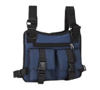 Running Vest, Chest Bag, 9.84 Inches, Lightweight Gear Pack, Breathable Men’s Vest with Multiple Pockets and Secure Straps, For Biking, Hiking, Travel, Camping, Mountain, Walking, Fishing