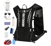Running Vest For Men - Quick-Dry Chest Phone Holder Chaleco | Portable Fitness Hydration Pack For Men And Women | Transpirable Reflective Outdoor Running, Jogging, Hiking, Cycling, Trail