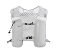 Running Vest, Hydration Pack, Sports Backpack, 4L Capacity, Adjustable Straps, Reflective Trim, Waterproof Nylon, 14.17x11.81x1.18 Inches, for Phone Holder, Men Women Fit, Outdoor