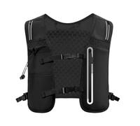Running Vest, Hydration Pack, Sports Backpack, 4L Capacity, Adjustable Straps, Reflective Trim, Waterproof Nylon, 14.17x11.81x1.18 Inches, for Phone Holder, Men Women Fit, Outdoor