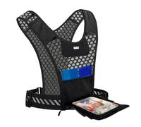Running Vest Phone Holder | 1 Breathable with Pockets Reflective | Running Hydration Vests Chest Bag | For Outdoor Cycling Night Runnings Hiking Mountain Climbing Jogging Walking