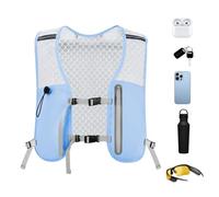 Running Water Vest, Adjustable Hydration Pack, 40 x 12,75 in Lightweight Chest Pack Gear, Bladder Non Slip Designed for Men and Women, Camping, Cycling, Hiking, Outdoor Activities