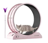 Running Wheel For Cats, Exercise Wheel For Cats, Fitness Equipment For Kitten | Anti-Falling Treadmill Running Fitness Workout Wheels For Indoor Cats