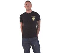 Running Wild Crossing The Blades Hombre Camiseta Negro 100% algodón Regular