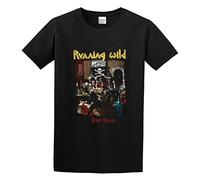 Running Wild Port Royal X-Wild Grave Digger Rage Helloween Men's T-Shirt Unisex Black Men Tees XL