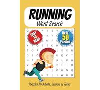 Running Word Search Puzzle Book: Word searches with easy to read print about running, running gear, trail running and more |6x9 inches, 110 pages | ... Gift for Vacations, Holiday's and Free Times