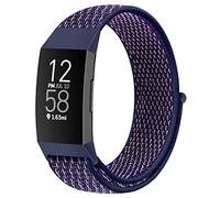 Runostrich Correa de reloj de nylon compatible con Fitbit Charge 4/Charge 3/SE, correa de repuesto suave y transpirable con correa para hombre y mujer, sin gema