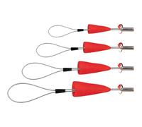 Runpofix - Juego de 4 correas para cables RTG (6 mm, con compensación de giros)