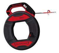 RUNPOTEC - Herramienta de extracción de cables RP5 | 30 m de cable con 3 bandas de plástico especial trenzadas de 5,5 mm de diámetro | ayuda para tirar de cables con punta guía patentada | Incluye