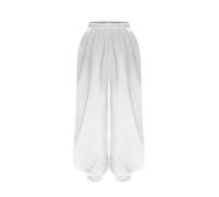 RUNQHUI Kung Fu - Pantalón para niño (talla Tai Chi, artes marciales), B blanco., 13-14 años