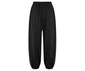 RUNQHUI Kung Fu - Pantalón para niño (talla Tai Chi, artes marciales), Negro , 11-12 años