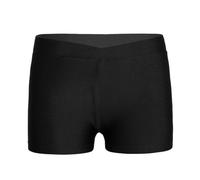 RUNQHUI - Pantalón corto para niña, diseño de ballet, gimnasio, yoga, elástico, corto de 3 a 14 años, Negro , 3-4 Años