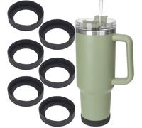 runrayay 6 Piezas Bota Protectora de Silicona para Vaso Stanley Adventure Quencher 40Oz, Bota de Silicona Antideslizante para Stanley, Accesorios para Tapas de Botellas Stanley Cup