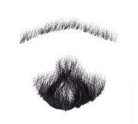RUNRAYAY Barba y Bigote Falsos Realistas, Vello Facial Falso, Barba de Chivo y Bigote con Encaje Invisible y Adhesivo, para Halloween, Teatro, Fiestas, Cine y Cosplay - Modelo D