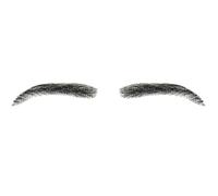 RUNRAYAY Un par de Cejas Falsas Artesanales, Cejas Falsas de Cabello Natural con Base de Encaje para Hombres y Mujeres, Aspecto Natural para Uso Diario - Modelo D