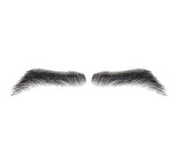 RUNRAYAY Un par de Cejas Falsas Artesanales, Cejas Falsas de Cabello Natural con Base de Encaje para Hombres y Mujeres, Aspecto Natural para Uso Diario - Modelo E