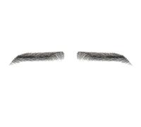 RUNRAYAY Un par de Cejas Falsas Artesanales, Cejas Falsas de Cabello Natural con Base de Encaje para Hombres y Mujeres, Aspecto Natural para Uso Diario - Modelo B