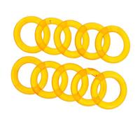 RUNROTOO 10 Anillos de Goma Aplicables para Devanadora de Bobinas, Accesorios de Costura en Goma Amarilla Fáciles de Usar para Máquinas de Coser