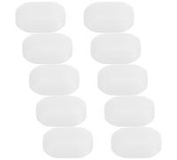 RUNROTOO 10 barras agitadoras magnéticas de PTFE: barras agitadoras magnéticas de 3x5 mm para mezcladores - varillas cilíndricas para mezcladores de laboratorio, vasos de precipitados, placas
