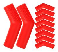 RUNROTOO 10 protectores para palanca de cambios: Funda antideslizante de silicona para palanca de cambios - Funda para pedal de de de motocicleta, protector de bota resistente al desgaste