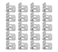 RUNROTOO 100 Clips de Resorte para Sofá Fijación Estable, Conectores Seccionales de Hierro y Goma Suave para Reparación Fácil de Muebles y Sofás Cama