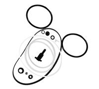 RUNROTOO 1juego Kit Completo de Reparación para Gato Hidráulico Vertical Toneladas Sellos Bomba de Aceite Componentes Duraderos para Mantenimiento Gato de Piso