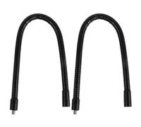 RUNROTOO 2 brazos flexibles tipo cuello de cisne: manguera metálica flexible con rosca macho a hembra de 1/4"-20 para teléfono, cámara de acción y brazo de extensión para soporte de