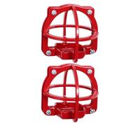 RUNROTOO 2 cubiertas para rociadores contra incendios: Protector de jaula para cabezal de rociador de 1/2" - Cubierta metálica para cabezal de rociador colgante de pared lateral para montaje en