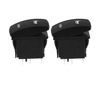 RUNROTOO 2 interruptores de bocina marinos, pulsadores, interruptores, impermeables, de repuesto para bocina de yate, automoción y barco, adecuados para embarcaciones marinas.