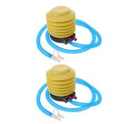 RUNROTOO 2 Juegos de Bombas para Ejercicios de pies, para Estabilidad, Entrenamiento y Yoga, con 4 Tapones y 2 extractores para flotadores de Piscina, Almohadas inflables y balones de natación.