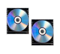 RUNROTOO 2 Juegos de Discos CD Vírgenes Grabables y Estuche de Plástico con Alta Capacidad para Gestión de Información y Proyectos