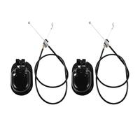 RUNROTOO 2 manijas de liberación para sillones reclinables con Cable - Manija de Palanca de liberación Tipo Tirador para reparación de mecanismos de sillones reclinables, Longitud del Cable