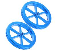 RUNROTOO 2 Piezas Tuerca de Tornillo Nivelador Manual para Cama Caliente de Impresora 3d, Aluminio, Azul, Ligera, Giro Manual, para Plataforma y Suministros de Impresora 3d