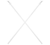 RUNROTOO 2 Varillas Acrílicas Transparentes para Cortinas 43 Cm, Accesorio para Abrir Ventanas, Varillas de Tiro Manual para Persianas, Control Cómodo y Silencioso, Aptas para Hogar