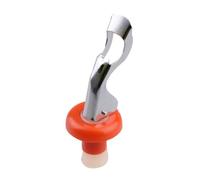 RUNROTOO 3piezas Tapones de Silicona para Botellas Reutilizables de Sellado Hermético Manual Tapón Expandible para Vino y Bebidas Colores Rojo Azul Oscuro y Blanco Color Color Aleatorio