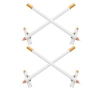 RUNROTOO 4 Lápices de Color Claro para Cejas y Delinear Barba con Sacapuntas Incorporado, Kit de Maquillaje Resistente al Agua para Hombres, Herramienta Precisa para Diseño de Líneas