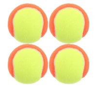 RUNROTOO 4 Pelotas de Tenis de Entrenamiento sin presión - Ideales para Principiantes Que practican/Ejercicio al Aire Libre con Mascotas