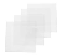 RUNROTOO 4 Piezas Panel Difusor de Luz de Techo Led, Panel LED Difusor, Acrílico Blanco, Antideslumbrante, Iluminación Mejorada, para Sala de Estar y Trabajo
