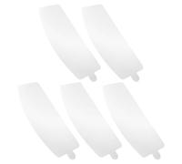 RUNROTOO 5 Piezas Lente de Repuesto para Casco de Soldadura Protección contra Polvo, Material Pvc, Grosor 0.5 Mm, Longitud 405 Mm, Adecuado para Entornos de Construcción Naval y