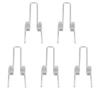 RUNROTOO 5 resortes de torsión de doble bobina para bisagra de tapa de olla arrocera - Resorte de repuesto de acero inoxidable para manija de tapa de olla arrocera 2.2x0.8x0.4in