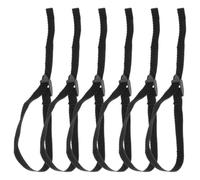 RUNROTOO 6 Correas Ajustables de Nylon para Muñeca de Bastón de Trekking y Esquí, Reducen la Tensión en Brazos y Muñecas, Ideales para Uso Diario Respaldo