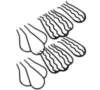 RUNROTOO 6 Piezas Peinetas Laterales de Metal en Forma de U para Cabello, Horquillas Vintage Portátiles Que Previenen Tirones, Accesorios Elegantes para Bodas y Eventos de Mujeres