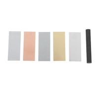 RUNROTOO 6 tiras de electrodos de zinc y cobre - Materiales experimentales para la generación de energía a partir de baterías de frutas, para galvanoplastia y uso en laboratorio - Placa de zinc