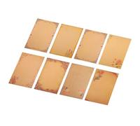 RUNROTOO 64 Piezas Papel de Carta Vintage de Papel Kraft Retro Elegante para Escribir Liso en Formato A5 Adecuado para Poemas y Ocasiones Obsequios Varios estilos