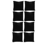 RUNROTOO 8 Piezas Almohada Porta Relojes de Lint Negro para Exhibición y Almacenamiento Efecto Decorativo y Resistencia al Desgaste, Adecuado para Vitrinas y Museos