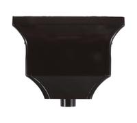 RUNROTOO Adaptador de bajante a tubería de drenaje - Conector de canalón de aleación de aluminio - Extensiones de tubería de drenaje Desviador de agua de lluvia para de techo exterior - Diámetro