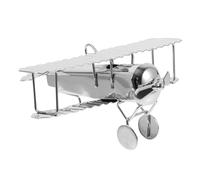 RUNROTOO Adornos de Modelos de Aviones de Hierro Vintage Maqueta de Avión Retro para Decoración de Habitaciones Aeronaves Antiguas para Escritorio